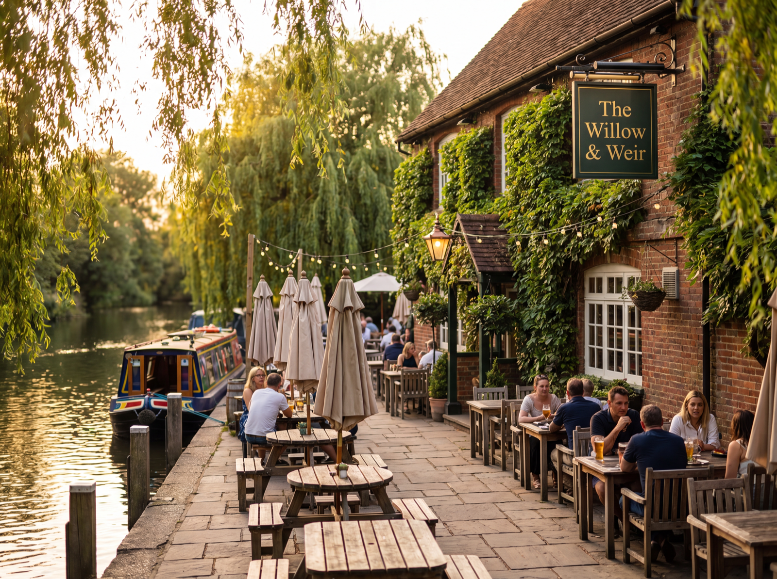 The Willow and Weir, 9 Hamm Moor Ln, Addlestone KT15 2SB, UK